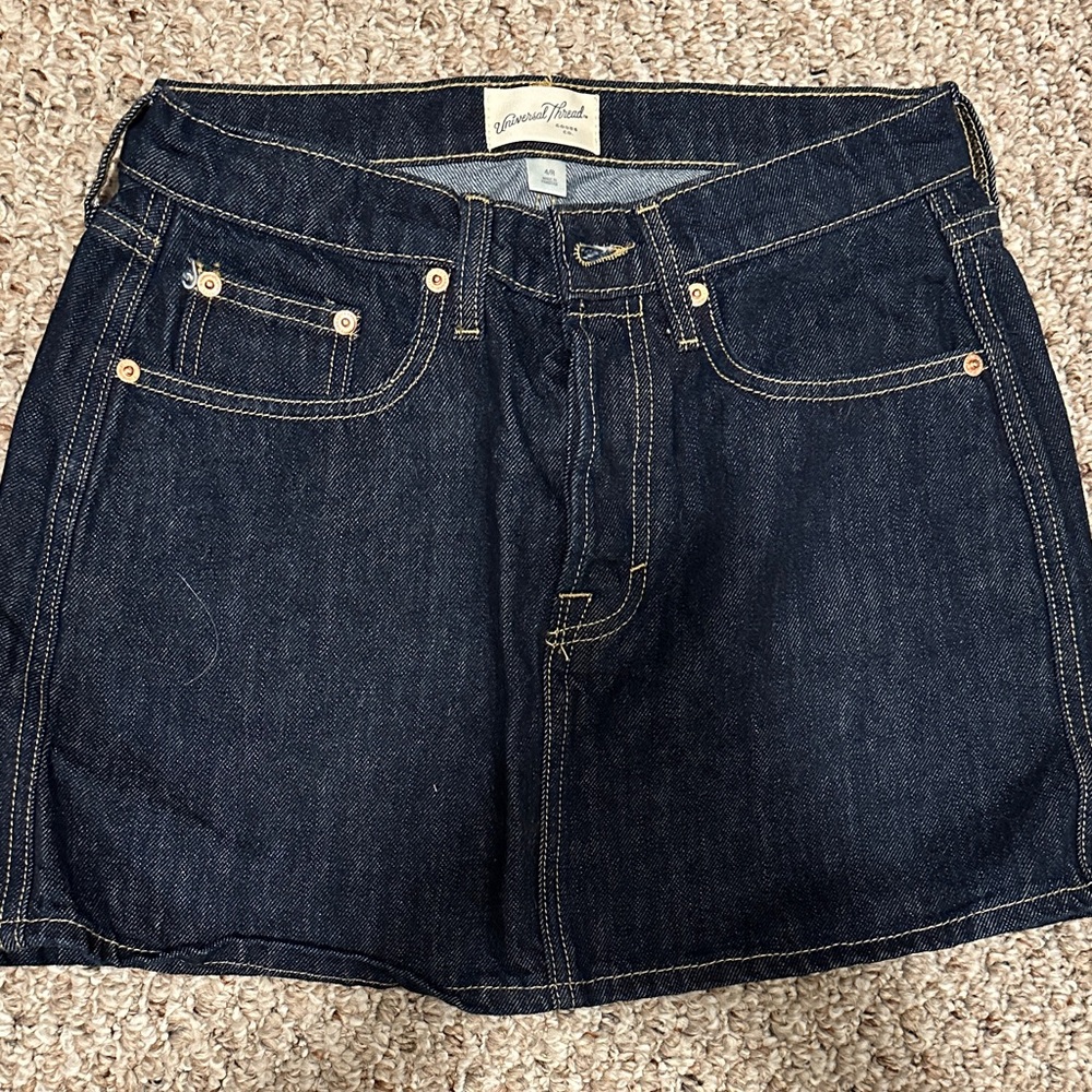 Universal Thread Indigo Denim Skirt NEVER WORN